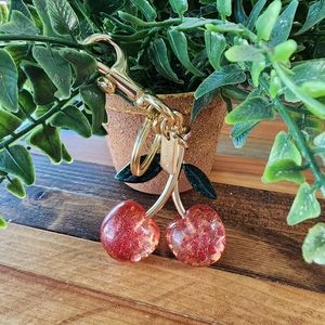 Coach Cherries Bag Charm Key Chain